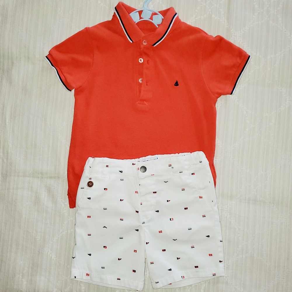 Mayoral Polo and Shorts Set
